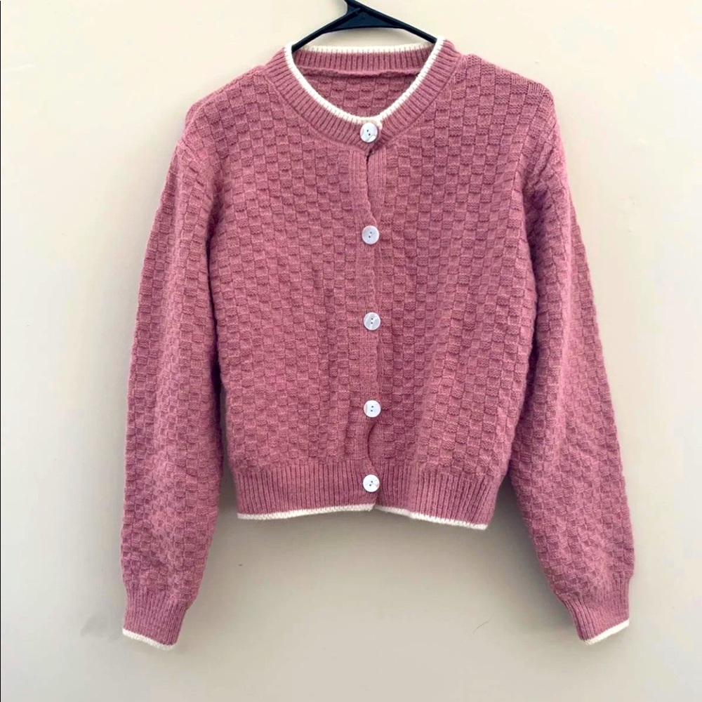 cardigan sweater with skirt